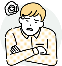 動画編集に追われて疲れているVtuberのイラスト